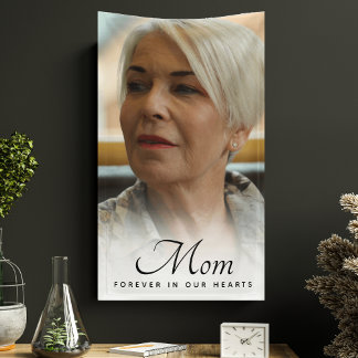 Lona Recuerdo del homenaje a la foto madre