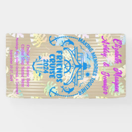 Lona Recuerdos Tropicales Juntos Amigas Cruise