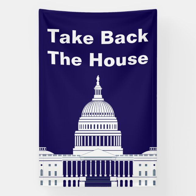 Lona Recuperar la Cámara de Representantes (Vertical)