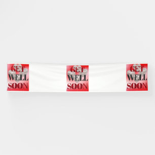 Lona Recupérate Pronto 2.5x12 Estandarte de Vinilo