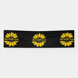 Lona Recupérate Pronto Bandera de Vinilo de Girasol 2.5