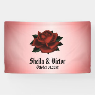 Lona Red Rose Gothic Boda Personal