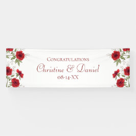 Lona Red Rose Romantic Wedding