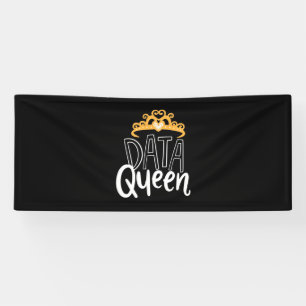 Lona Regalo científico   Orgullosa Reina de datos