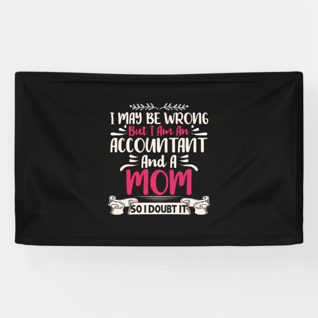 Lona Regalo contable | Contador Y Mamá (Horizontal)