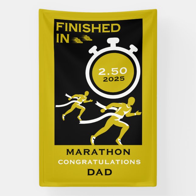 Lona Regalo de acabado de eventos de maratón (Vertical)