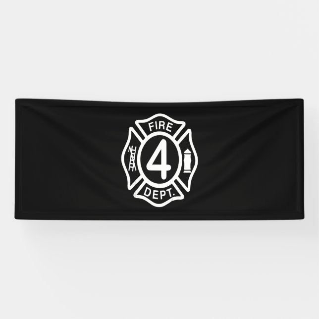 Lona Regalo de bomberos | Regalos del Departamento de B (Horizontal)