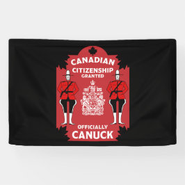 Lona Regalo de celebración de la ciudadanía canadiense