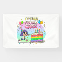 Lona Regalo de cumpleaños de personalizado Cake Lover-C