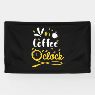 Lona Regalo de cumpleaños Es Café Oclock