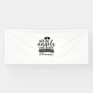Lona Regalo de enfermera No todos los ángeles tienen al
