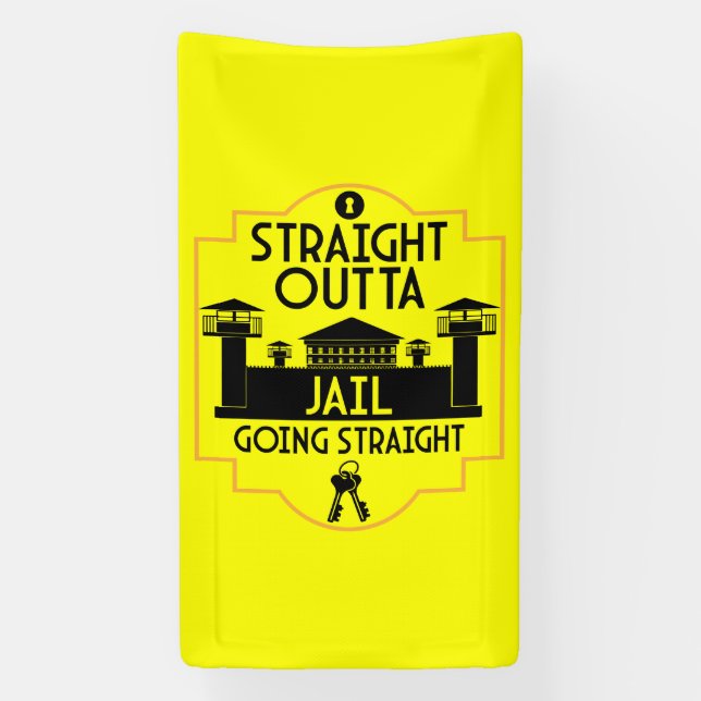 Lona Regalo De Liberación De Prisiones Fuera De La Cárc (Vertical)