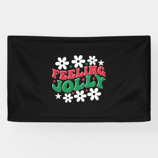 Lona Regalo de Navidad Sensación de alegría (Horizontal)