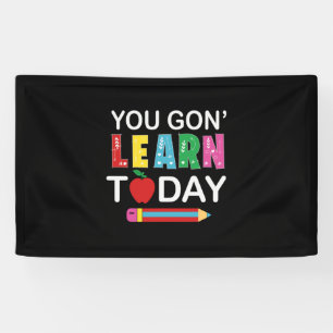 Lona Regalo de profesor que quieres aprender hoy