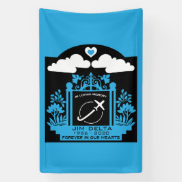 Lona Regalo funeral de In Memory Pilot