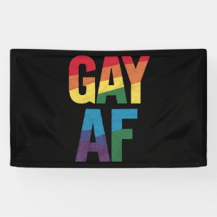 Lona Regalo Orgulloso LGBT Orgullo Gay AF Mes del Orgul