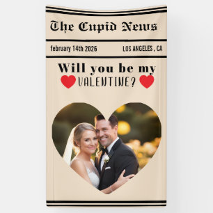 Lona Regalo personalizado del día de San Valentín, test