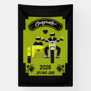 Lona Regalos De Boda De Motocicleta Para Pareja