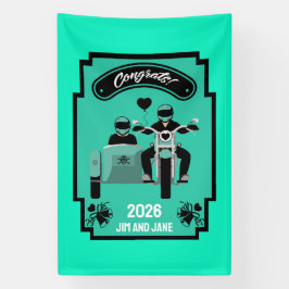 Lona Regalos De Boda De Motocicleta Para Pareja