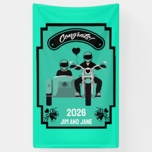 Lona Regalos De Boda De Motocicleta Para Pareja