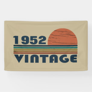 Lona Regalos de cumpleaños 70 vintage personalizados