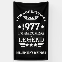 Lona Regalos de cumpleaños vintage personalizados blanc