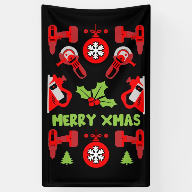 Lona Regalos de Navidad para Mejoras del Hogar (Vertical)
