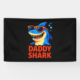 Lona Regalos del Día del Padre del Tiburón Papi