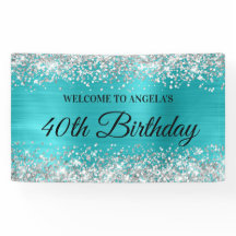 Relieve metalizado azul turquesa Purpurina platead