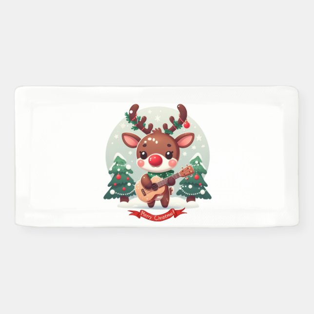 Lona Reno caprichoso con guitarra (Horizontal)