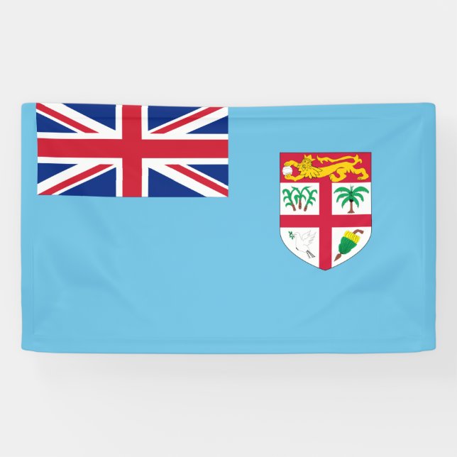 Lona Republic of Fiji flag Banner (Horizontal)