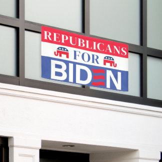 Lona Republicanos para Biden | Elección de Biden 2024