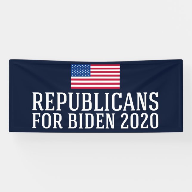 Lona Republicanos por Biden 2020 (Horizontal)