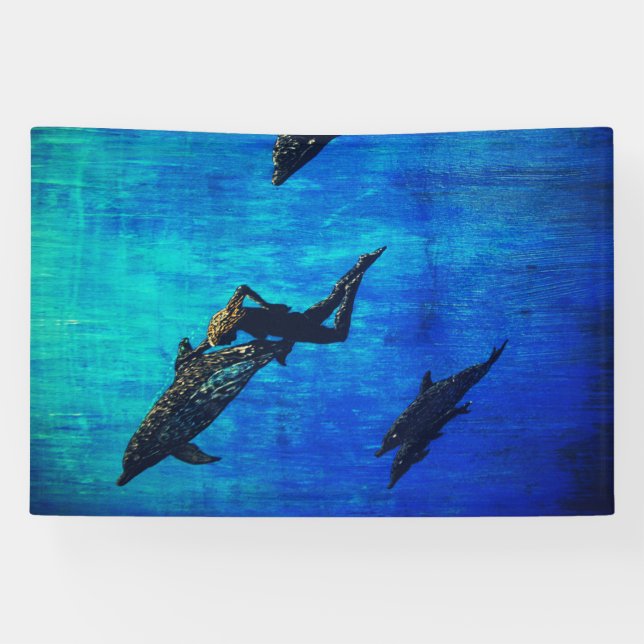 Lona Rescate de delfines (Horizontal)