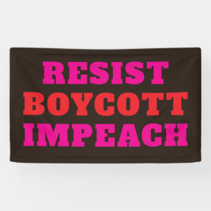 Lona Resistir Boicot Impugnar 