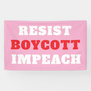 Lona Resistir Boicot Impugnar