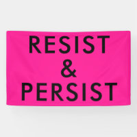 Resistir y resistir la marcha de protesta política