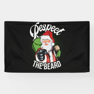 Lona Respeto A Los Divertidos Navidades De La Barba De