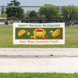 Lona Restaurante mexicano Personalizado al aire libre