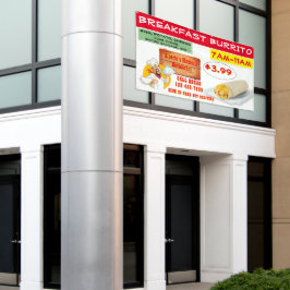 Lona Restaurante mexicano personalizar Burrito