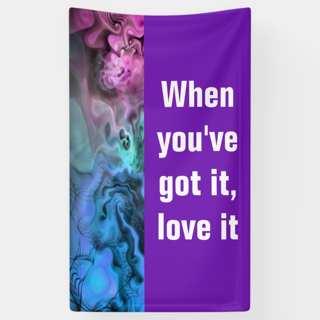 Lona Resumen Apofisis Fractal II + tus ideas (Vertical)