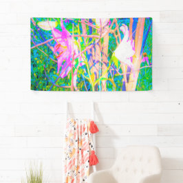 Lona Resumen de lirios orientales en My Rubio Garden