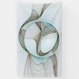 Lona Resumen Elegancia dorada turquesa moderna