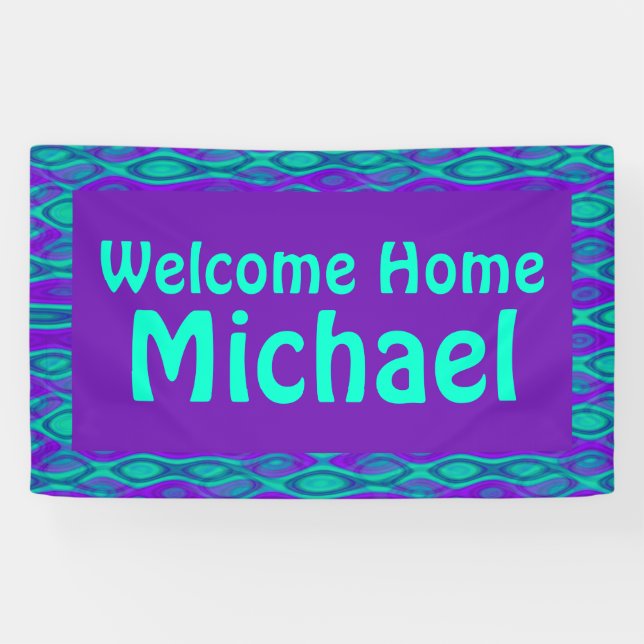 Lona Resumen Patrón fluido del agua II + sus ideas (Horizontal)