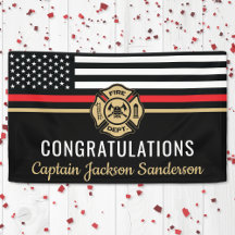 Retiro de la retirada de los bomberos: felicitacio