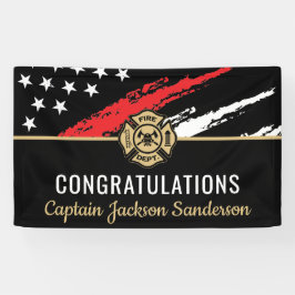 Lona Retiro de la retirada de los bomberos: felicitacio