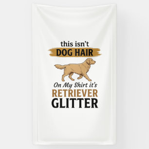 Lona Retriever Brillante Amante Perro Divertido Diseño