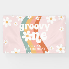 Lona Retro Arcoíris Groovy One Daisy 1º