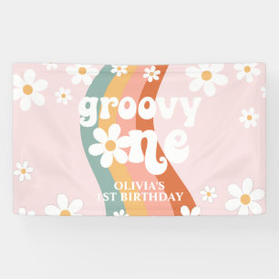 Lona Retro Arcoíris Groovy One Daisy 1º