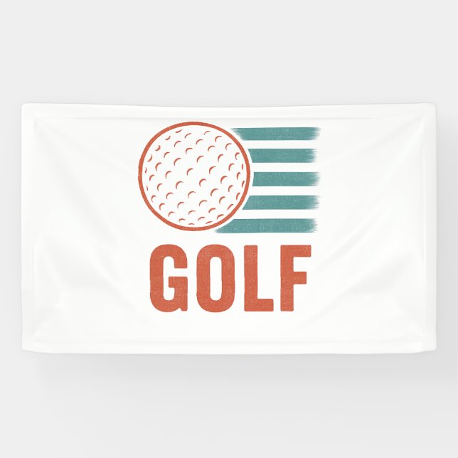 Lona Retro Grunge Golf (Horizontal)